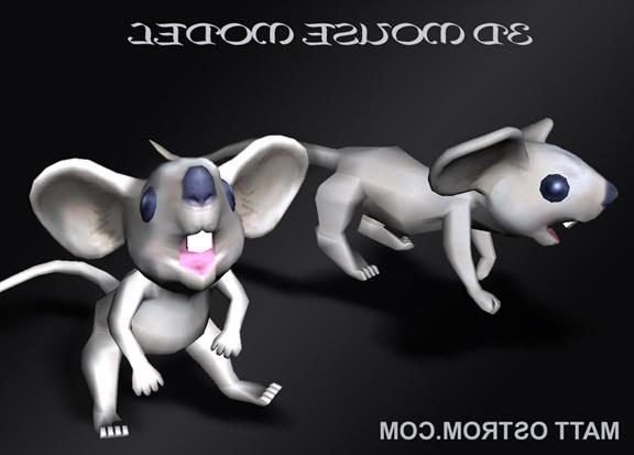 Lowpoly Mouse Animal
