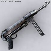 Ww2 Gun Weapon Set