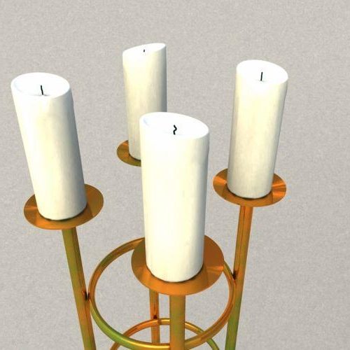 4 Post Candle Lamp