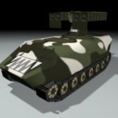 Military Tank Strela 9k35