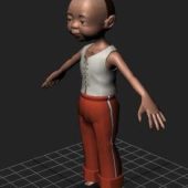 Chinese Boy Rigged Animated