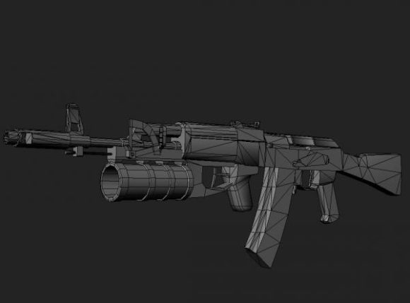 Soviet Assault Rifle Ak74