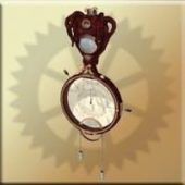 Antique Iron Air Barometer