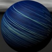 Blue Water Alien Planet