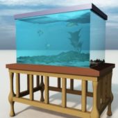 Glass Aquarium On Stand