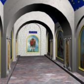 Arch Corridor Interior