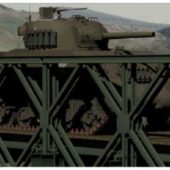 A Tank On Bailey Bridge