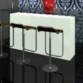 Bar Chair With Counter