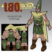 Battle Warrior Mediaeval Character