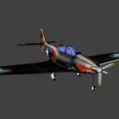 Propeller Aircraft Bell P39