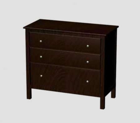 Black Wood Dresser