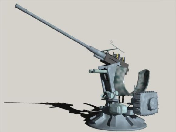 Army Fixed Cannon Gun