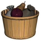 Fruit Basket With Fruit Food
