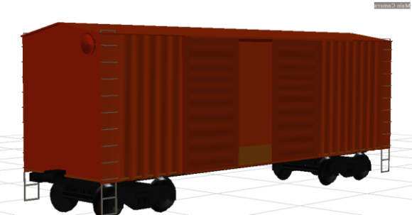 Boxcar Truck Vehicle
