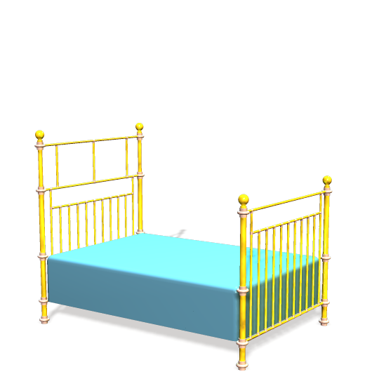 Bed Furniture Brass Frame