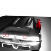 Silver Bugatti Veyron Car