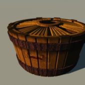 Wood Crab Basket