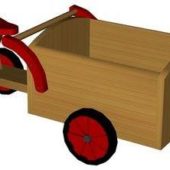 Toy Wood Tricycle