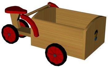 Toy Wood Tricycle