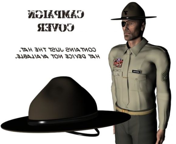 Soldier Character With Cover Hat