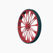 Vintage Cart Wheels
