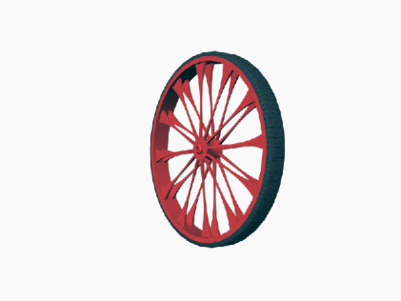 Vintage Cart Wheels