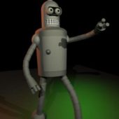 Funny Robot Character