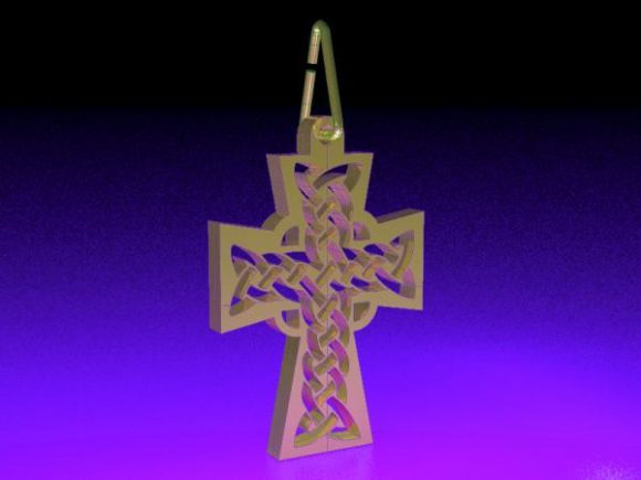 Celtic Cross Carved