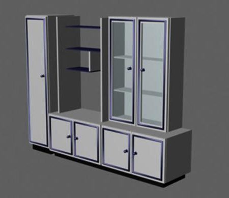 Closet Cabinet System, Cabinet 3D Model - .3ds, .Max - 123Free3DModels