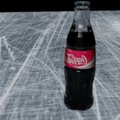 Glass Coca Cola Soda Bottle