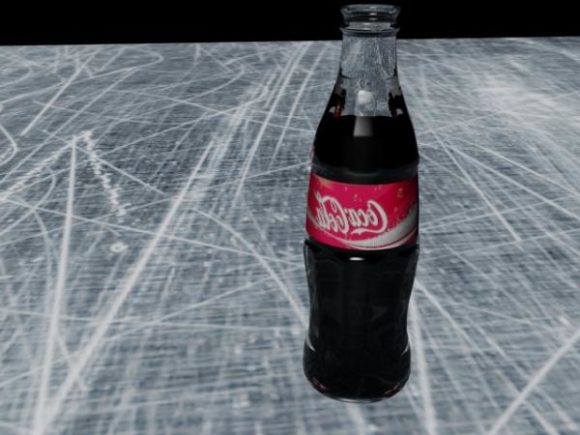 Glass Coca Cola Soda Bottle