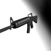M16 Colt Commando Gun
