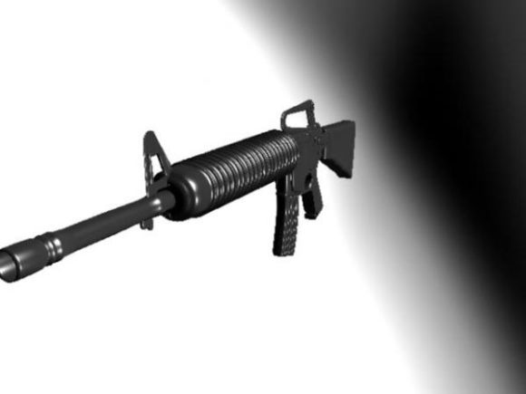 M16 Colt Commando Gun