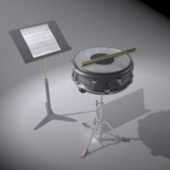 Drum Instrument With Stand