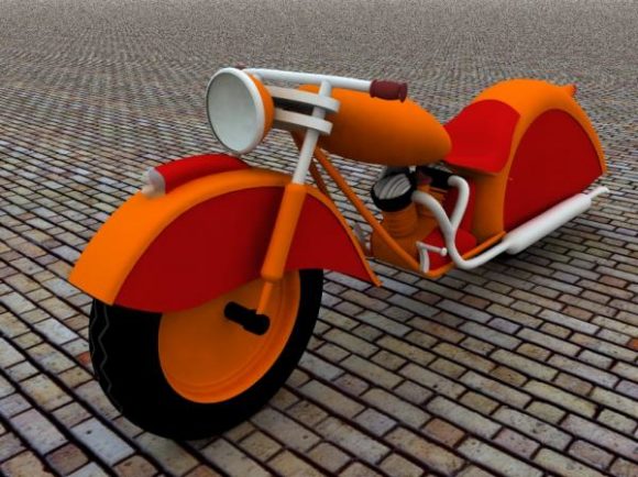 Vintage Chopper Bike Concept