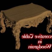 Table Carved Style