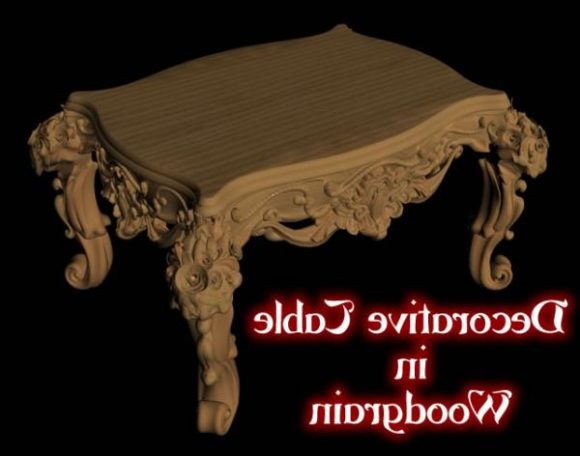 Table Carved Style