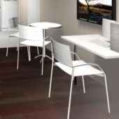 White Dining Table Chair