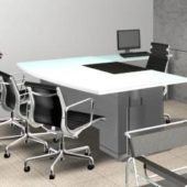 Director Office Work Table Chair