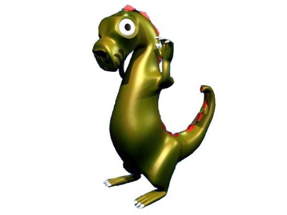 Cartoon Dragon Character Sculpture
