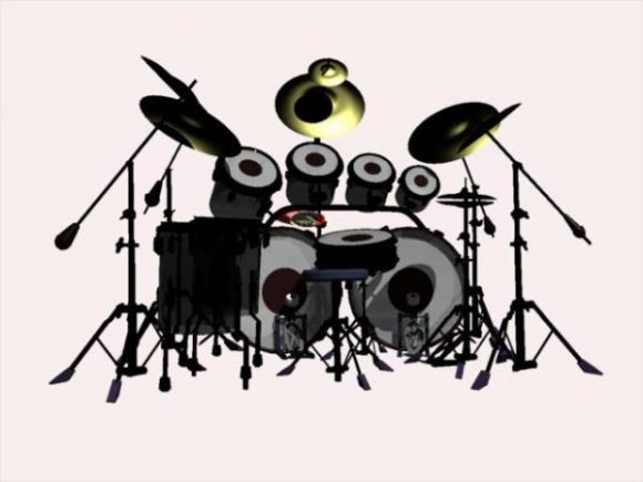 Drumkit Instrument Full Set