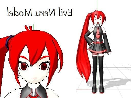 Red Hair Girl Anime Character