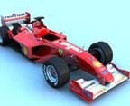 Red Ferrari F1 Race Car