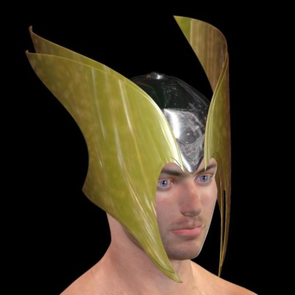 Male Warrior Helmet