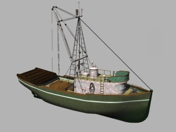 Old Iron Fishing Boat