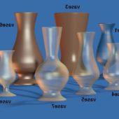 Flower Vase Glass Material