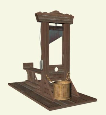 Ancient French Guillotine