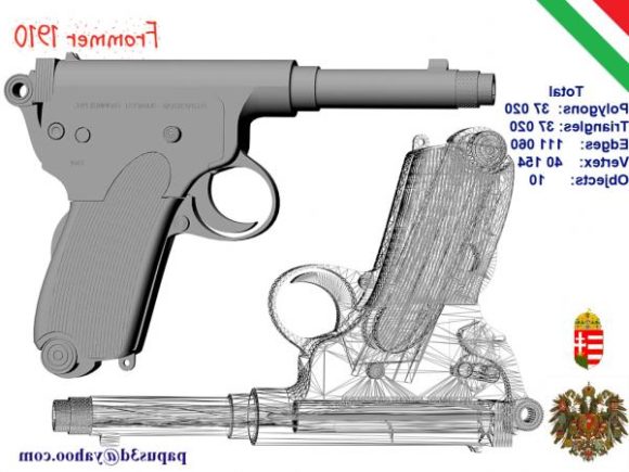 Frommer Pistol Gun 1910