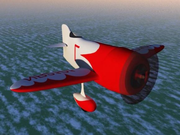 Cartoon Racer Airplane