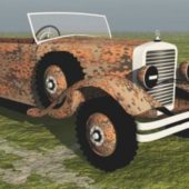 German Vintage Rustic Car